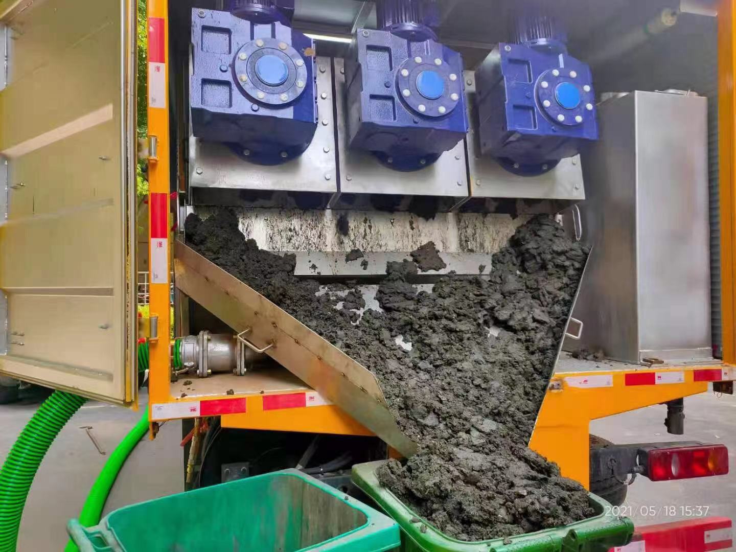 台儿庄化粪池清掏城市维护站-泥浆净化干湿分离处理